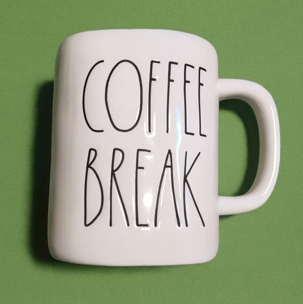 Rae Dunn COFFEE BREAK mug